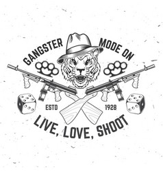 Gangster Club Badge Design