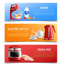 Household Appliances Horizontal Banners