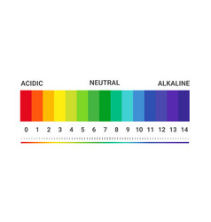 Ph Value Scale Chart For Acid-alkaline Solution