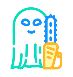 Horror Ghost Color Icon