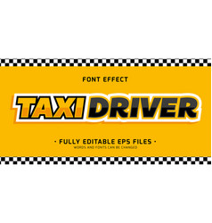 Taxi Driver Text Effect