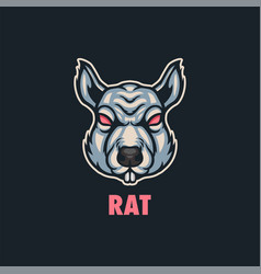 Rat Mascot Logo