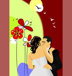 Cover For Valentine S Day With Kissing Couple 3d