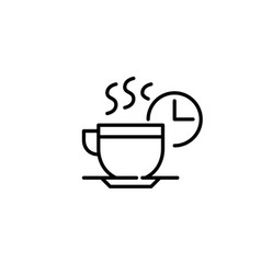 Coffee Break Icon Pixel Perfect Editable Stroke