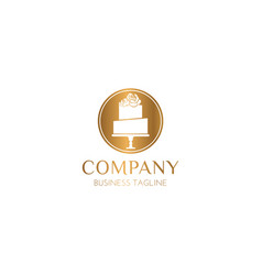 Gold Cake Logo Design