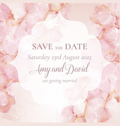 Hand Painted Save The Date Invitation Design