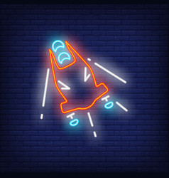 Red Bobsleigh Neon Sign