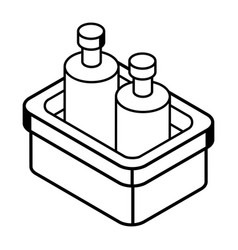 Check This Linear Icon Of Beer Crate