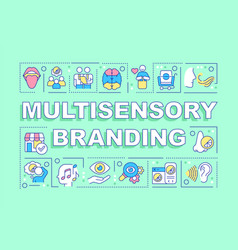 Multisensory Branding Word Concepts Mint Banner