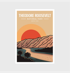 Theodore Roosevelt National Park Poster Design