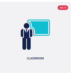 Two Color Classroom Icon From Humans Concept