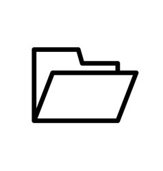 Open Simple Folder Icon