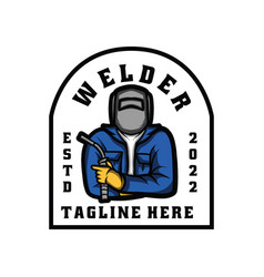 Welder Logo Design Graphic