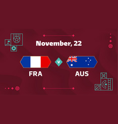 France Vs Australia Match Football 2022 World