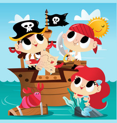 Super Cute Pirate Mermaid Ship Adventure