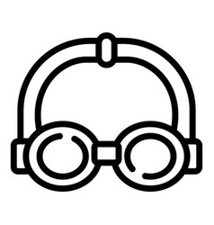 Swimming Glasses Icon Outline Kid Guard