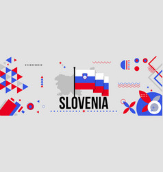 Slovenia National Or Independence Day Banner For