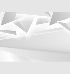 White Grey Abstract Corporate Background With 3d