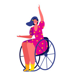 Woman In Wheelchair Celebrates Success