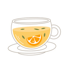 Cup With Tea And Lemon