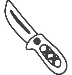 Hand Drawn Pocket Knife