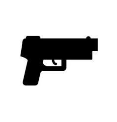 Pistol Symbol Or Gun Icon