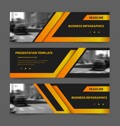 Horizontal Business Banner Or Header Templates