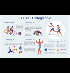 Sports Life Infographic How It Goes And What Use