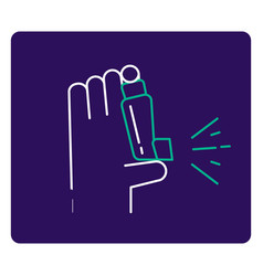 Covid 19 Asthma Stroke Icon