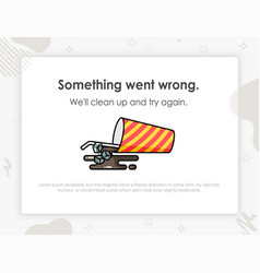 Error Page Page Not Found Something Went Wrong