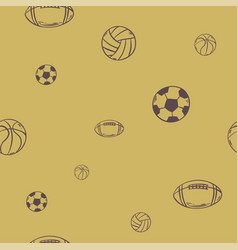 Sport Ball Seamless Pattern