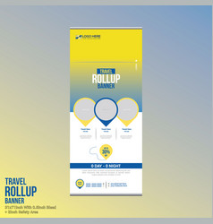 Travel Roll Up Banner Design