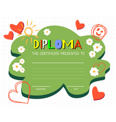 Diploma Template For Kids