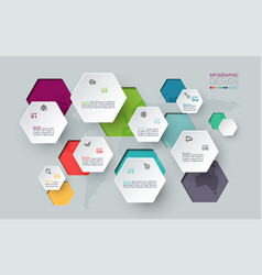 Hexagon Inforgraphics On Graphic Art