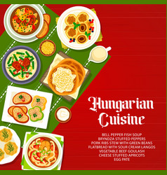 Hungarian Cuisine Restaurant Menu Cover