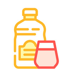 Juice Pomegranate Color Icon