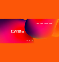 Liquid Shapes With Flowing Gradient Colors Round