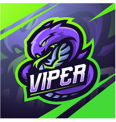 Viper Snake Mascot Logo Design