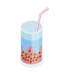 3d Isometric Flat Set Of Bubble Tea Item 4