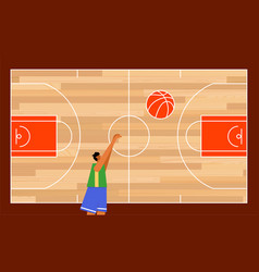 Basketball Parquet Floor