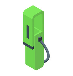 Isometric Electric Vehicle Charging Station