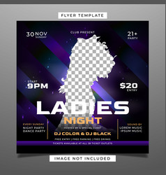 Ladies Night Club Party Flyer Template