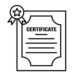 Certificate Icon Design Clipart Isolated