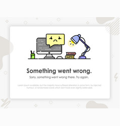 Error Page Page Not Found Something Went Wrong