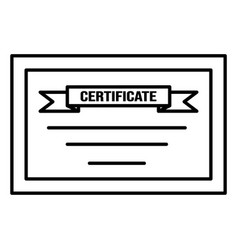 Certificate Icon Design Clipart Isolated