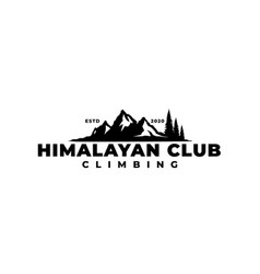 Himalayan Mountain Logo Design Himalaya Mountain