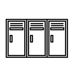 Locker Icons Or Storage Or Changing Room