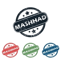 Round Mashhad City Stamp Set