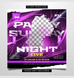 Sunday Ladies Club Party Flyer Template