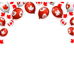 Happy Canada Day Banner For Instagram With Maple